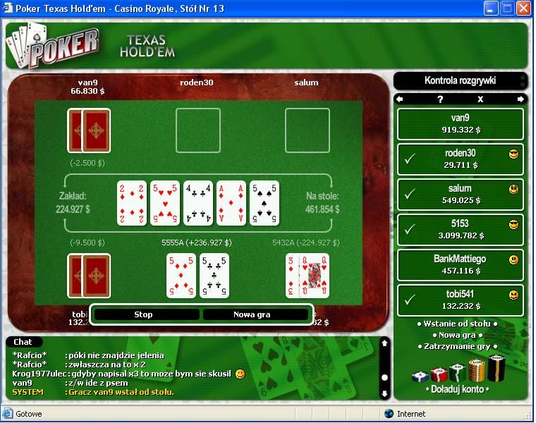 Dziki poker gry jeja